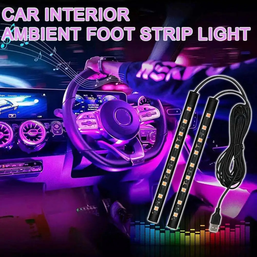 LED Interior Ambient Foot Light With USB